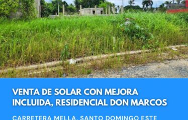 COMPRA TU SOLAR EN SANTO DOMINGO NORTE DESDE 135 MT² CON FACILIDADES
