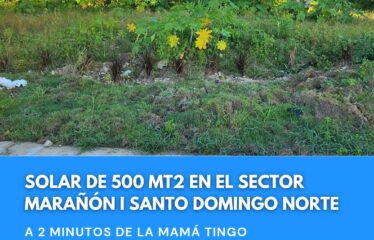 COMPRA TU SOLAR EN SANTO DOMINGO NORTE DESDE 135 MT² CON FACILIDADES